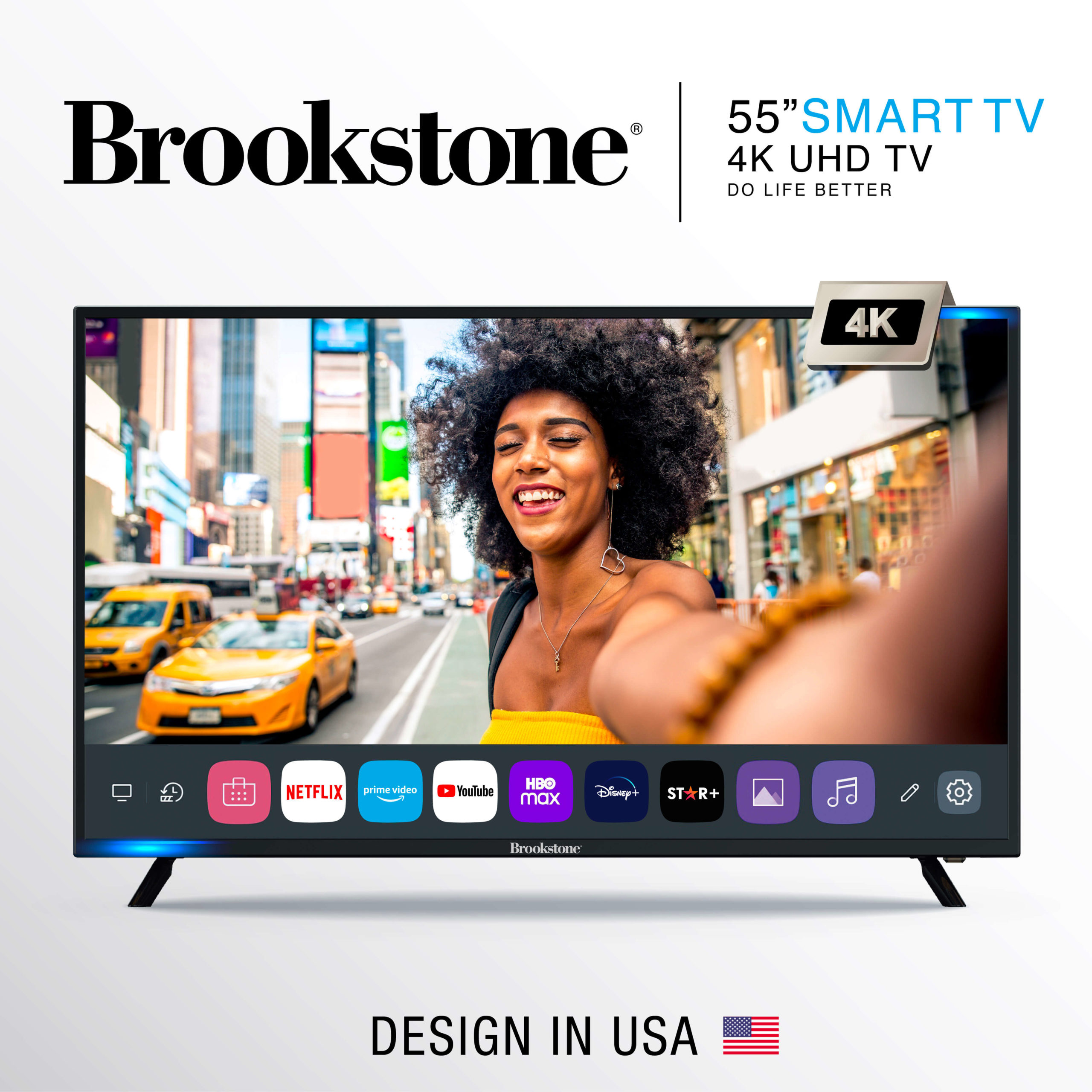 Brookstone 4K UHD Smart TV webOS 55