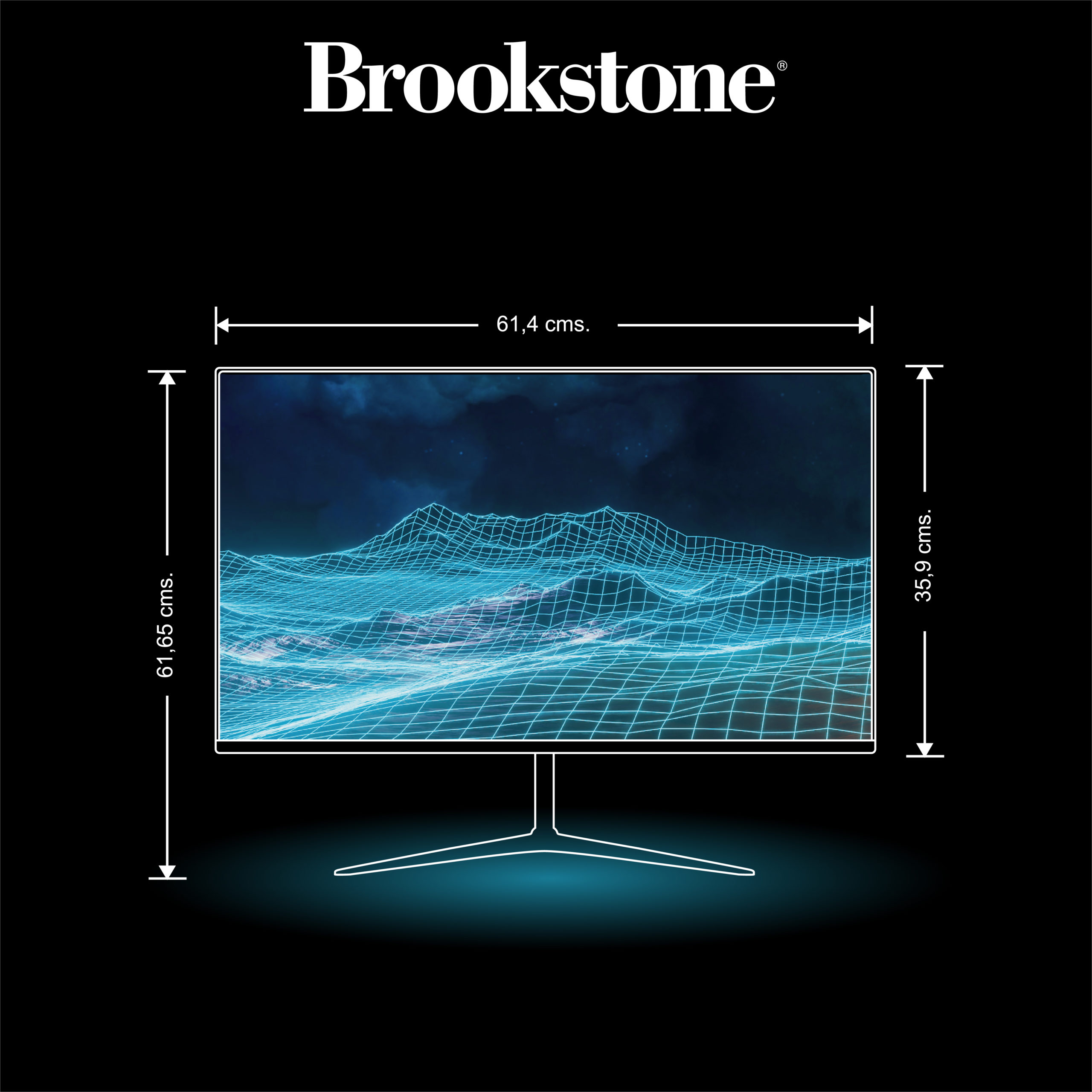 Brookstone Monitor 27″ Led & Flat Screen - Brookstone