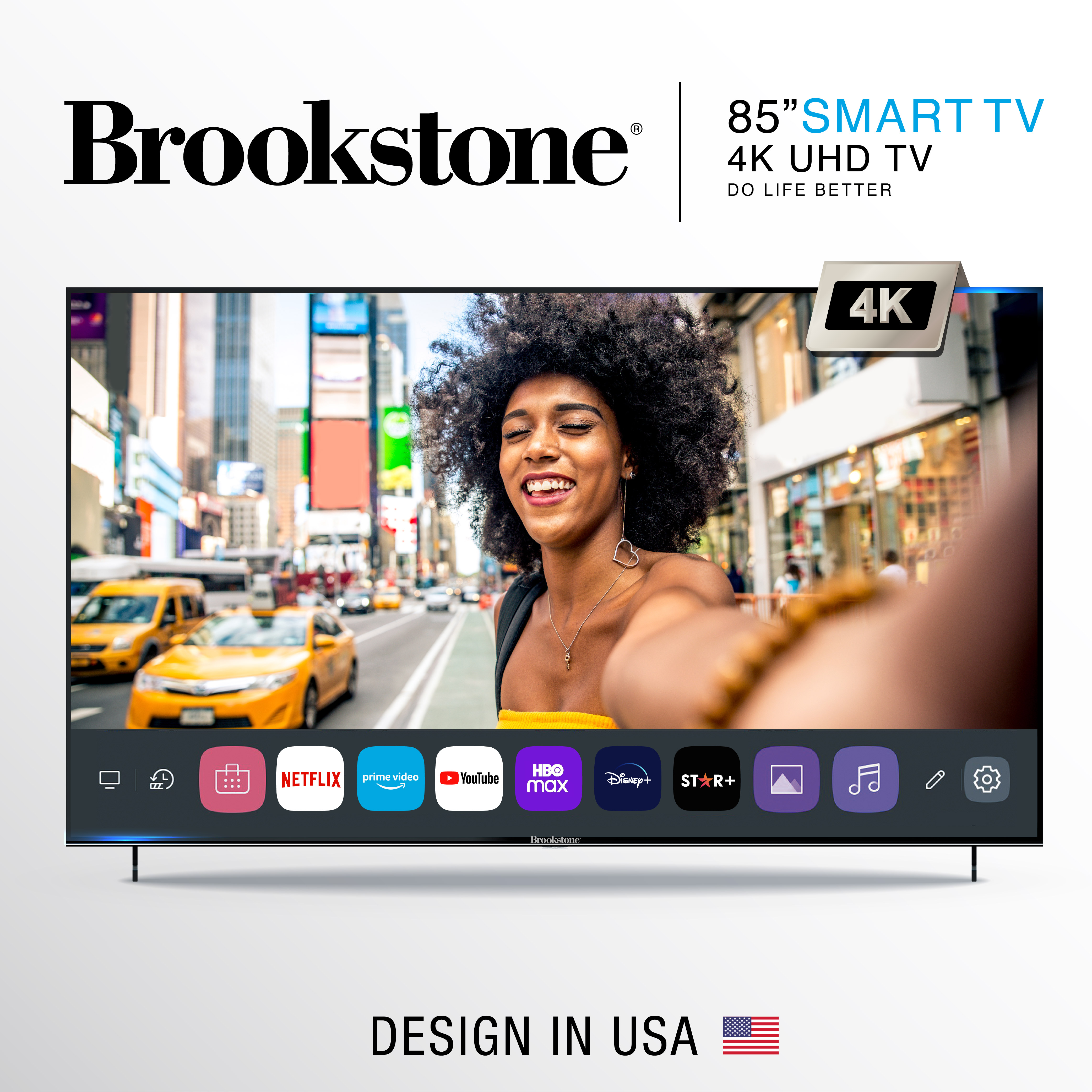 Brookstone 4K UHD Smart TV webOS 85